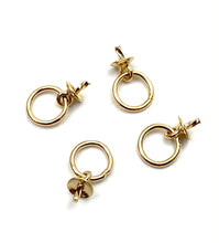 14KGF pearl bail w/ jump ring, SKU# 4005381DH