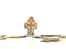 Tahitian Mother Of Pearl Cross Beads, Sku#M457