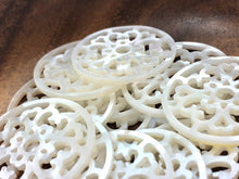 White South Sea Mother Of Pearl Beads Sku#M531
