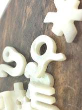 White South Sea Mother Of Pearl Horoscope Signs Sku#M231