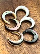 Tahitian Mother Of Pearl Crescent Moon