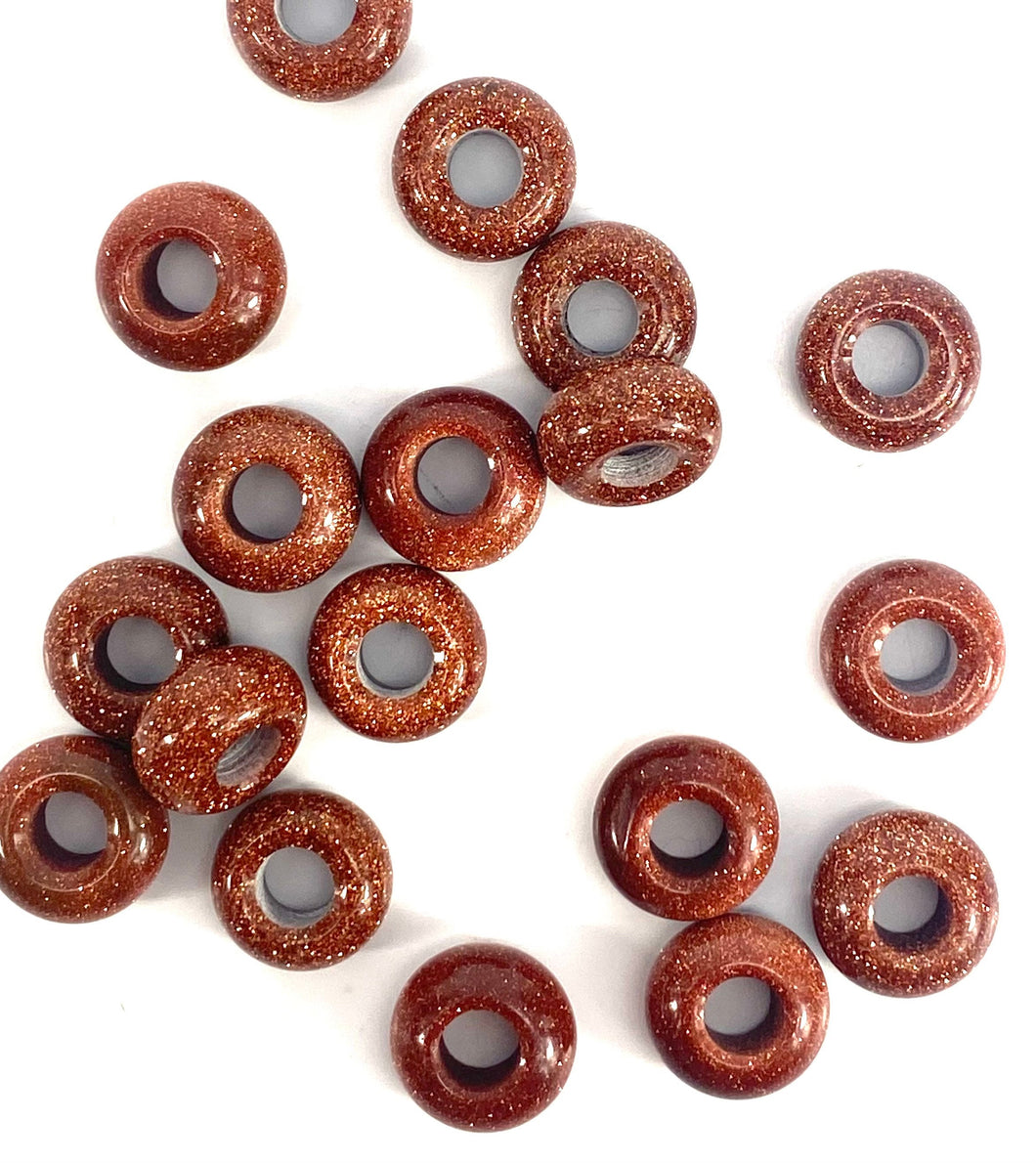 Man-made donut jade beads, Sku#BG44