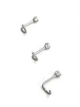 Stainless Steel Nose Rings Sku#3-2-1