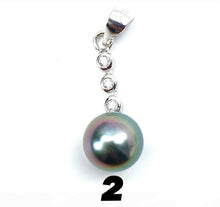 Sterling silver with Tahitian pearl pendant, SKU# 11124