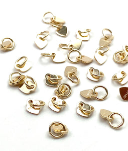 14KGF heart charm, 14K gold filled, SKU# 400H3R2