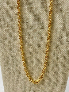 26” and 25 “14KGF double rope chain, 14K gold filled, SKU# 25 R