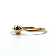 14KGF round ear wire with bead, 14K gold filled, SKU# 4006120B