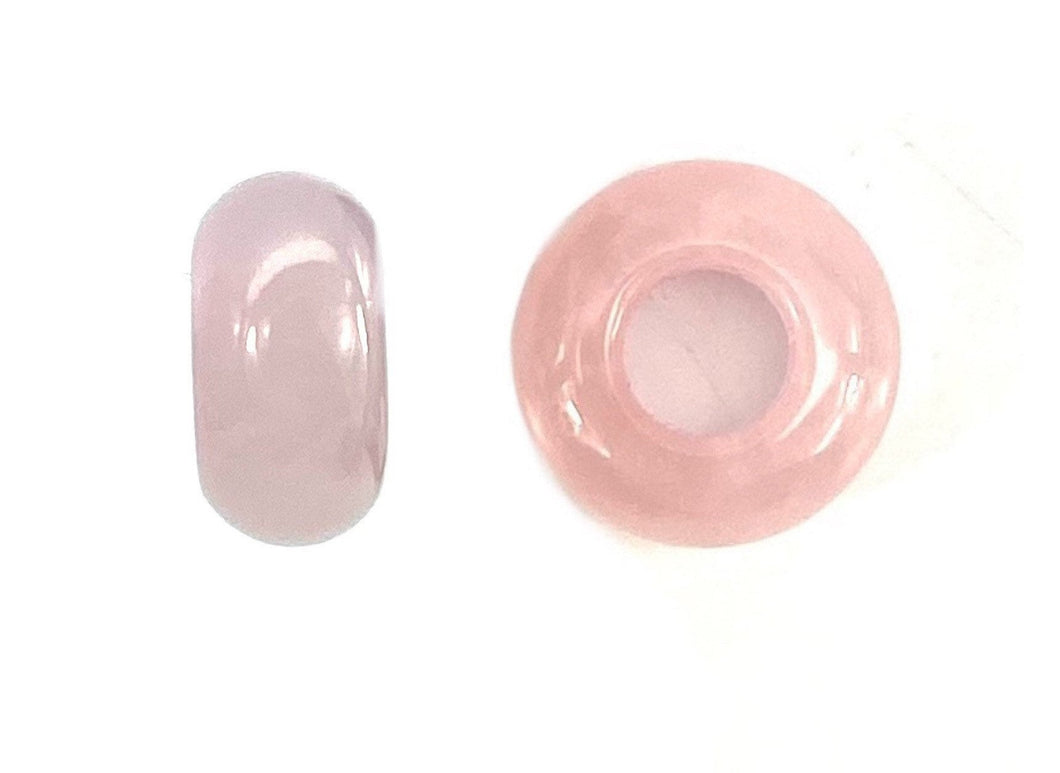 Dyed Pink Donut Jade Beads, Sku#BG82