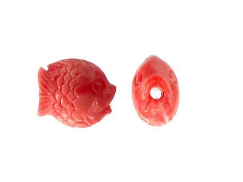 Mother Of Pearl Fish Beads, Sku#M438