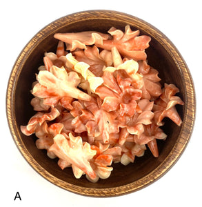 Mother Of Pearl Flower Beads, Sku#M685