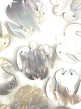 Black Tahitian Mother Of Pearl Honu (Green Sea Turtle) Beads, Sku#MP3