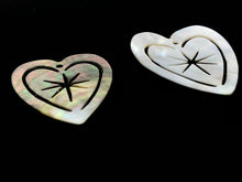 Black Tahitian Mother Of Pearl Carved Heart Sku#M324