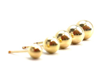 14K Gold Filled Bead Studs, Sku#14KGFCS