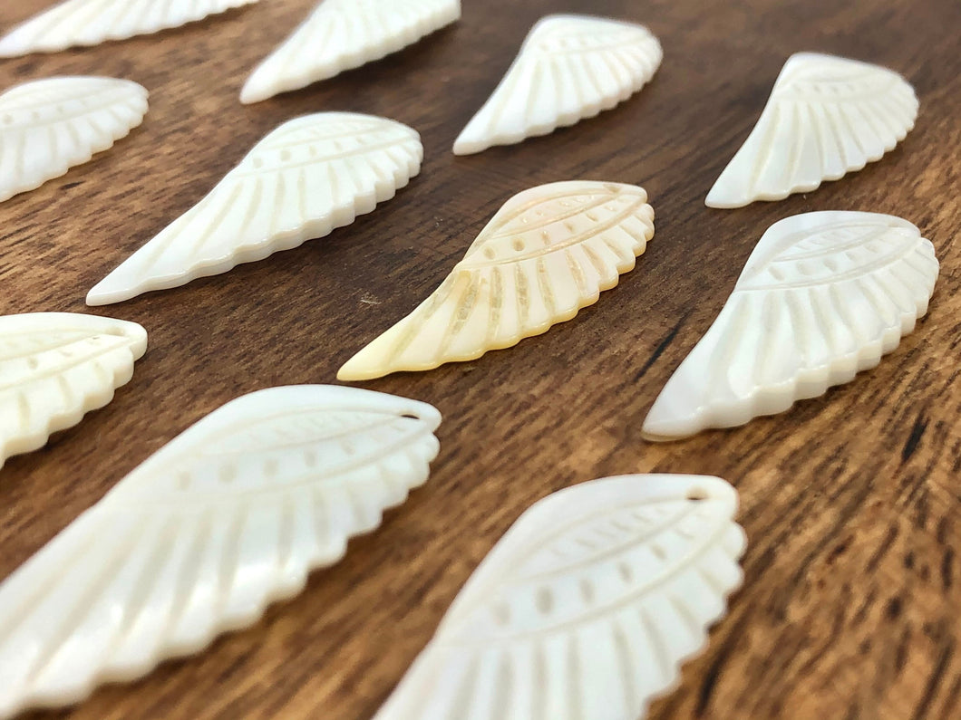 White South Sea Mother Of Pearl Wings Sku#M280