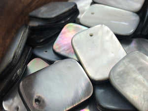 Black Tahitian Mother Of Pearl Bead Sku#M587