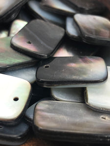 Black Tahitian Mother Of Pearl Bead Sku#M587