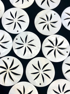 White South Sea Mother Of Pearl Shell Sku#M631