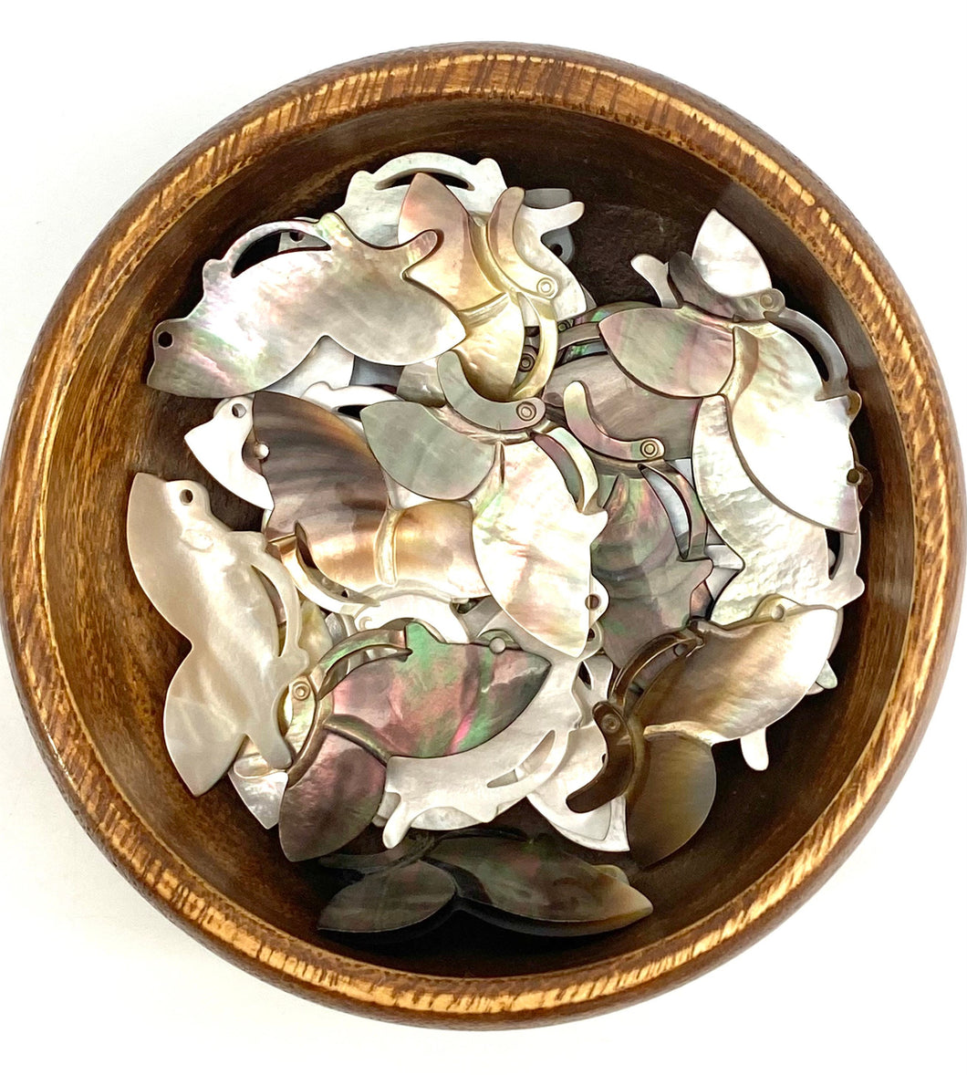 Tahitian Mother Of Pearl Beads, Sku#M595