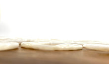 White South Sea Mother Of Pearl Beads, Sku#M553