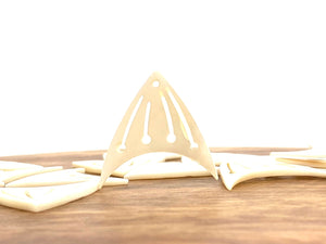 White South Sea Mother Of Pearl Beads, Sku#M614