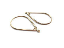 14KGF Raindrop Hoop Earring Sku#752-1 IN+OUT