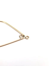 14KGF Raindrop Hoop Earring Sku#752-1 IN+OUT