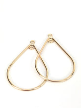 14KGF Raindrop Hoop Earring Sku#752-1 IN+OUT