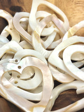 White South Sea Mother Of Pearl Heart Sku#M574