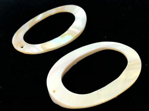 White South Sea Mother Of Pearl Beads Sku#M561