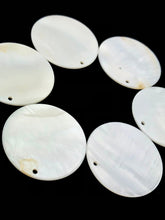 White South Sea Mother Of Pearl Circle Beads Sku#M584