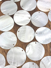 White South Sea Mother Of Pearl Circle Beads Sku#M584