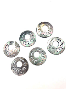 Black Tahitian Mother Of Pearl Beads Sku#M537