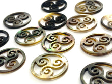 Tahitian Mother Of Pearl Beads, Sku#M529