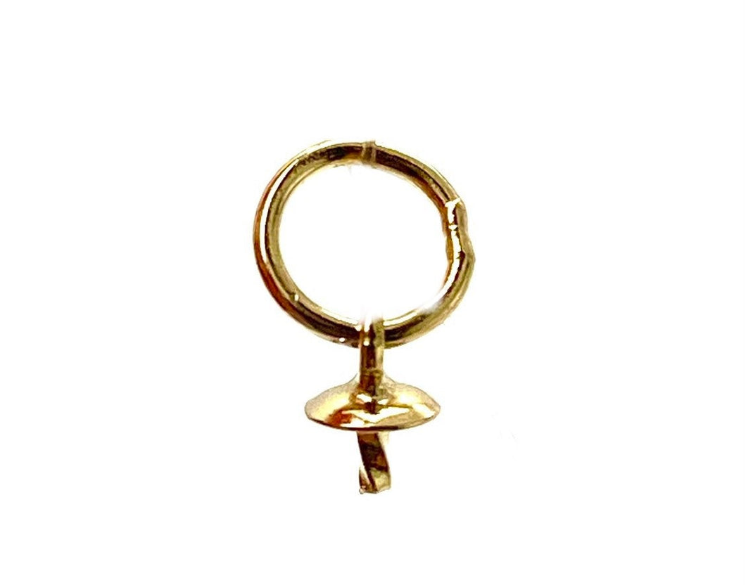 14KGF pearl bail w/ jump ring, SKU# 4005381DH