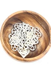 White South Sea Mother Of Pearl Heart Sku#M534