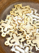 Mother Of Pearl Cross Beads, Sku#M458