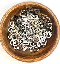 Tahitian Mother Of Pearl Ampersand Bead, “&” Beads , Sku#M450