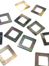 Tahitian Mother Of Pearl Diamond Square Beads, Sku#445