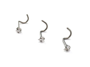 Stainless Steel Nose Rings Sku#3-2-1