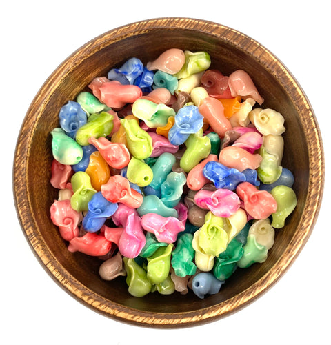 Mother Of Pearl Flower Beads, Sku#M684