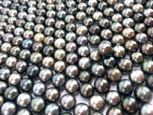 7mm Tahitian pearls, round near round, A quality  #161