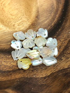 White South Sea Mother Of Pearl Beads Sku#M382