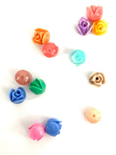 Mother Of Pearl Small Rose Beads, Sku#M675