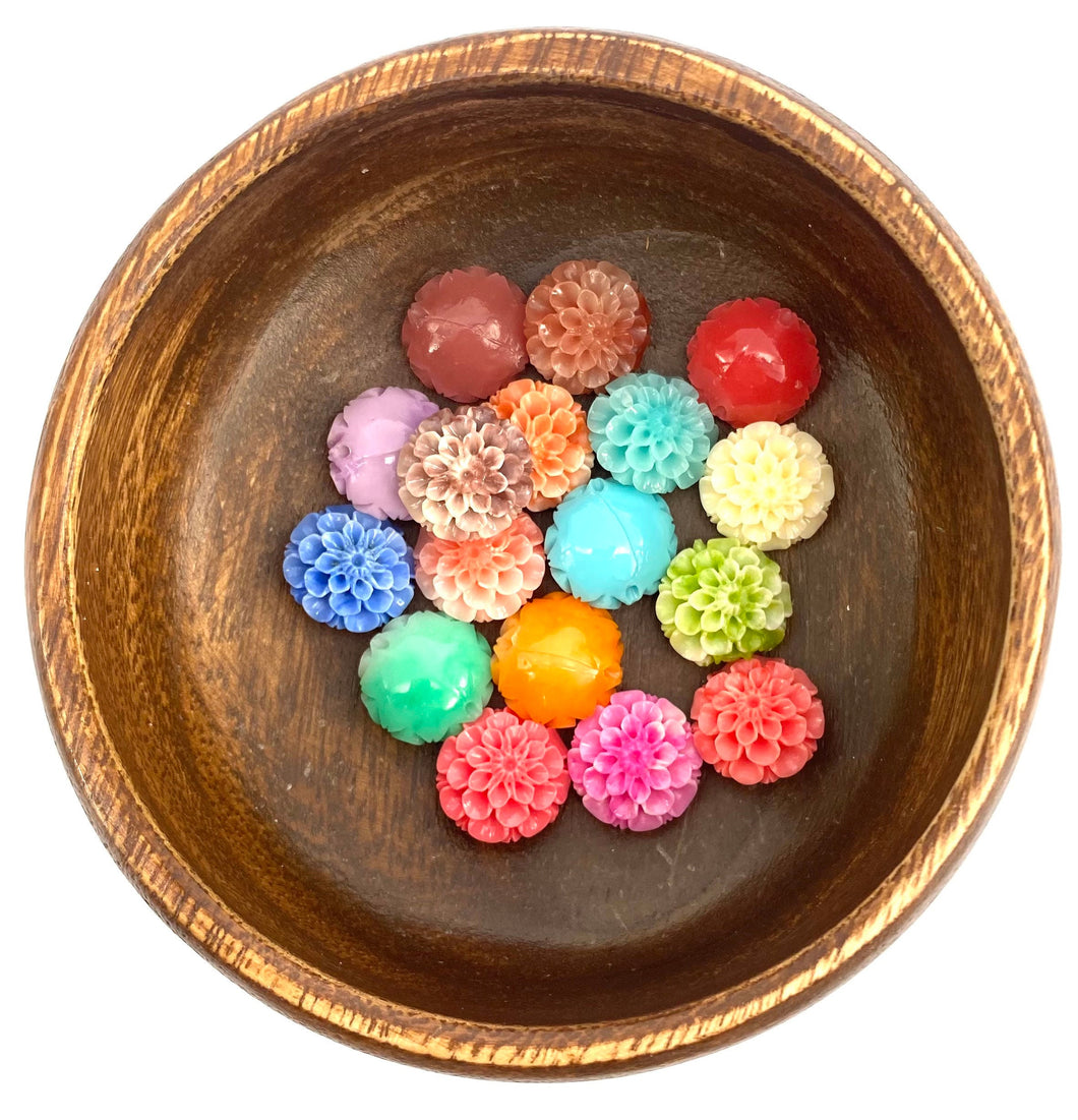 Mother Of Pearl Large Flower Beads, Sku#M440