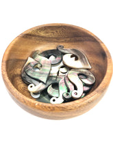 Black Tahitian Mother Of Pearl Fish Hook Sku#M315