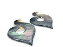 Black Tahitian Mother Of Pearl Fish Hook Sku#M315