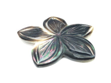 Black Tahitian Mother Of Pearl Plumeria Sku#M296