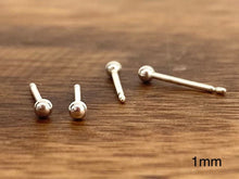 Sterling Silver Circle Bead Studs, Sku#SSCS