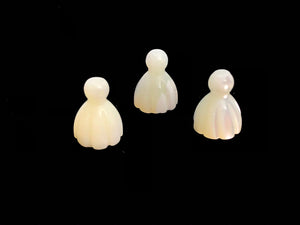 White South Sea Mother Of Pearl Beads Sku#M692