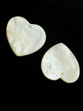 White South Sea Mother Of Pearl Solid Heart Sku#M391